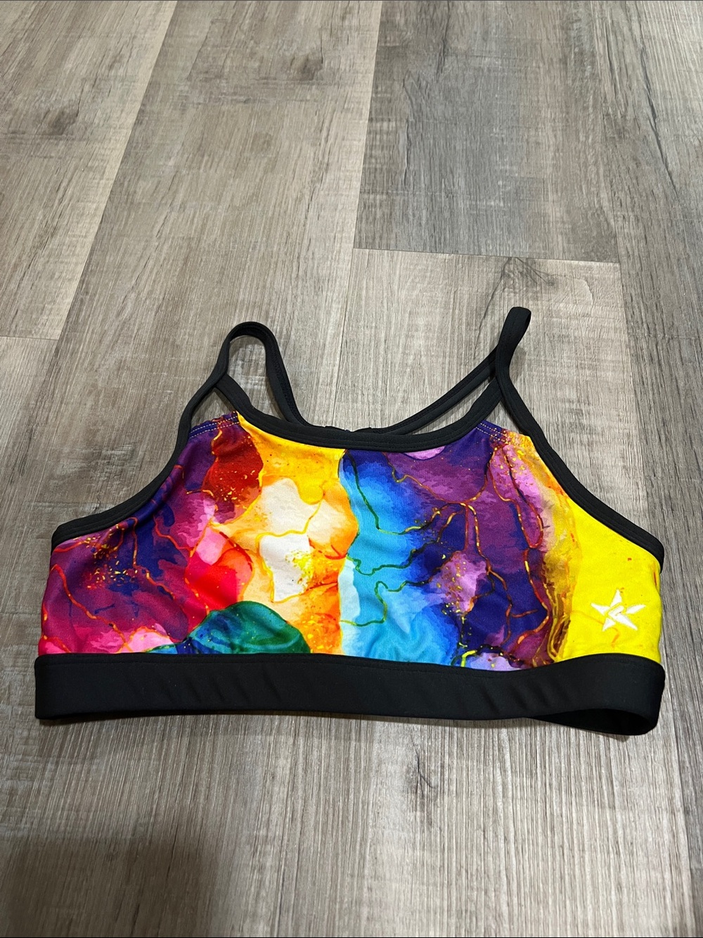 Rebel Athletic Sports bra size YL
